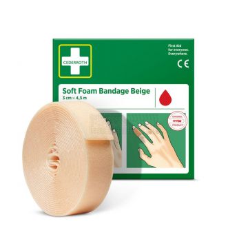 Cederroth soft foam 3 cm x 4,5 meter beige