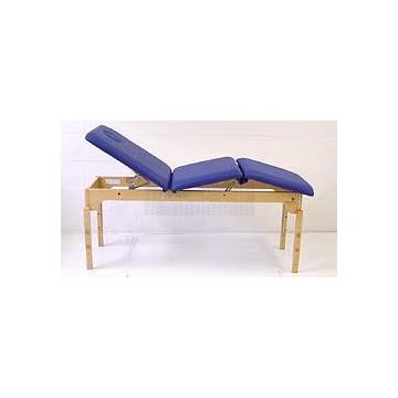 Houten massagetafel vast model i.h.v. 70cm 3-dlg model Mallorca