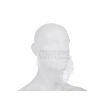 Disposable baardmasker doos à 100 stuks wit