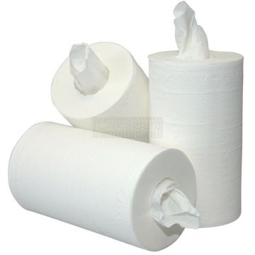 Mini Euro cellulose mini-poetsrol 20 cm x 115 meter zonder koker centerfeed