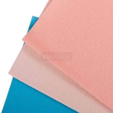 Hapla fleecy web blauw 22,5 cm x 40 cm dikte 1,5 mm