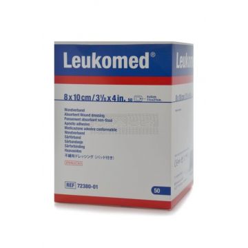 LeukoMed eilandpleister steriel 8 cm x 10 cm à 50 stuks