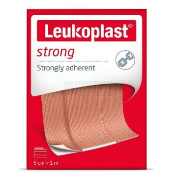 Leukoplast strong met extra kleefkracht 6 cm x 1 meter nieuw