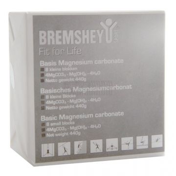 Gymnastiek magnesium blok à 55 gram per stuk los