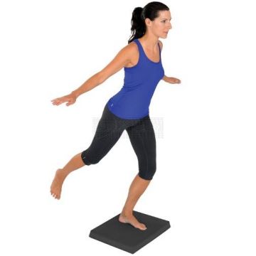 MamboMax Balance Pad 47 cm x 39 cm x 6 cm antraciet