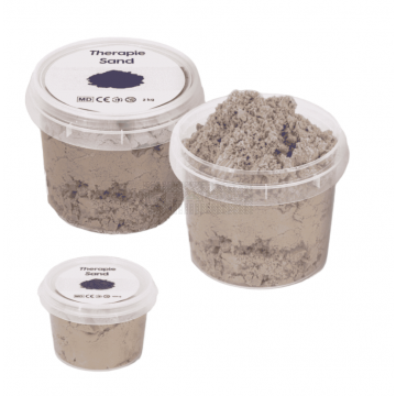 MoVeS therapie zand - therapy sand 454 gram - grijs