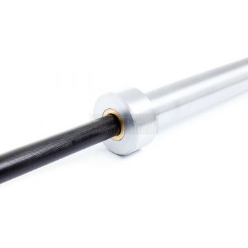 Olympische Dames CrossFit Bar 202 cm stang zwart