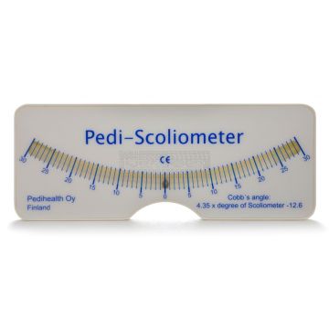 Pedi-Scoliometer om de assymetrie van de rug te meten
