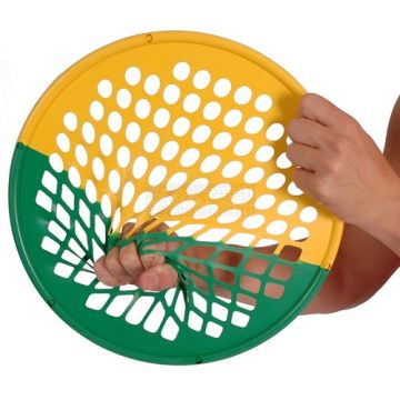 Power-Web duo senior handtrainer Ø 36 cm geel - groen