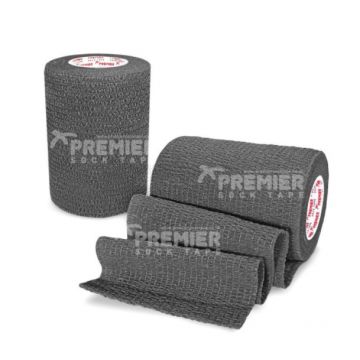 Premier socktape ProWrap sokkenbandage - kousenbandage 7,5 cm antraciet grijs
