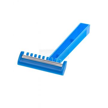 Scheermesje disposable voor eenmalig gebruik met dubbelsnijdend mesje