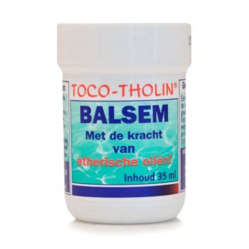 Toco Tholin balsem mild potje 35 ml – verzachtende balsem voor luchtwegen en spieren