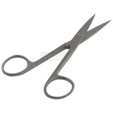 Vellenschaartje recht 11 cm rvs uitvoering