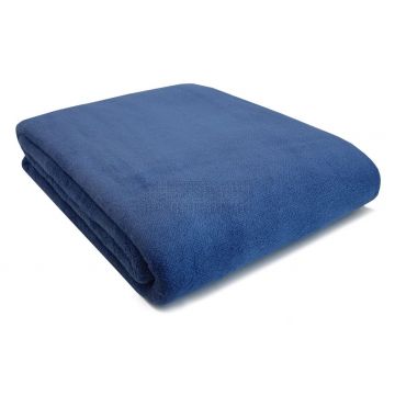 Warmtedeken "Warmup" 150 cm x 200 cm 350g/m² royalblauw