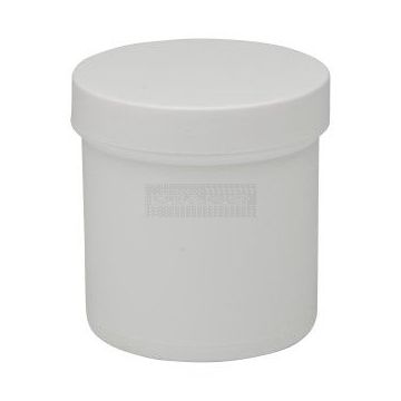 Zalfpotje 250 ml leeg – plastic potje met deksel voor zalf en vaseline